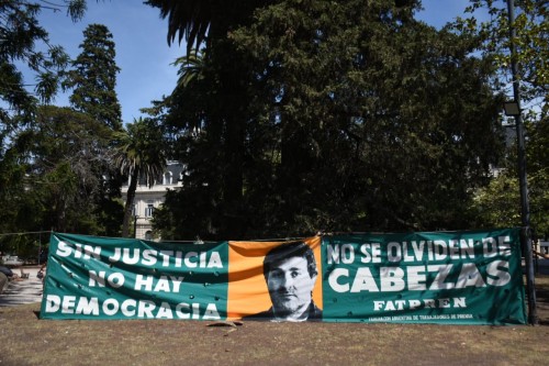 Se cumplen 26 años del crimen de José Luis Cabezas y colegas lo homenajearon en Plaza San Martín