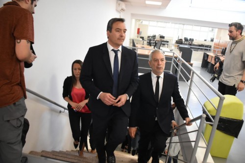 Soria y Alak inauguraron la sede platense del Ministerio de Justicia y recordaron su "estado desastroso" durante el macrismo