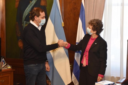Garro recibió a la Embajadora de Israel para promover las inversiones en la ciudad