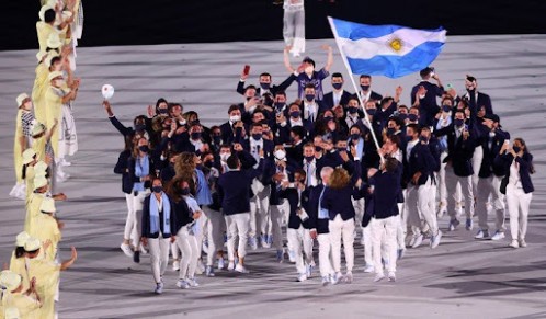 "Calma Argentina": La cuenta oficial de Tokyo 2020, sorprendida por el festejo en la inauguración de los JJOO que se viralizó