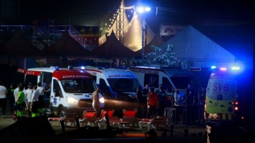 Un muerto y decenas de heridos en un festival de España