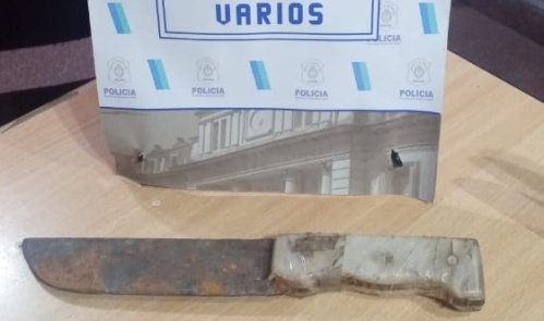 Estaba armado con una cuchilla de carnicero y asaltó un comercio en La Plata