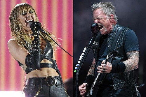 Metallica, Miley Cyrus y Elton John ¡Juntos!