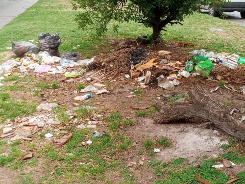 Vecinos de barrio Hipódromo piden un contenedor para evitar la suciedad en la rambla