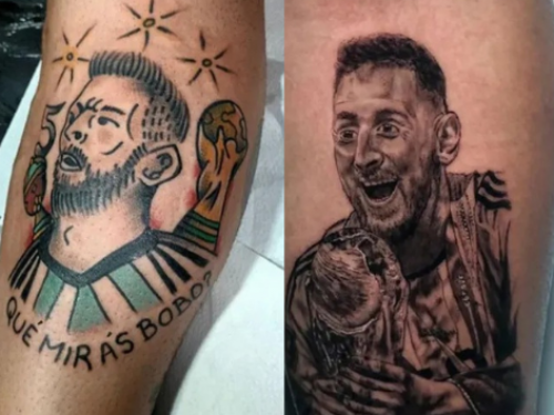 Algunos hinchas decidieron festejar el triunfo de Argentina tatuándose pero algunos salieron muy mal y se viralizaron