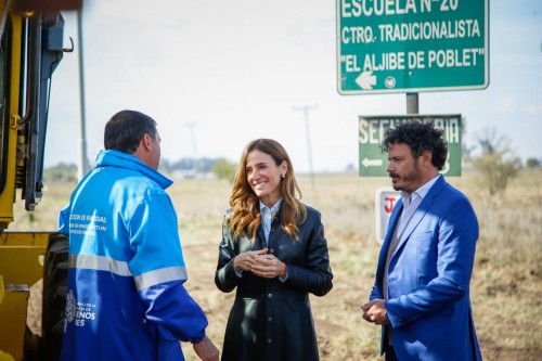 Tolosa Paz y Granillo Fernández recorrieron una importante obra vial bonaerense: facilitará el acceso a los colegios