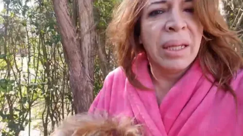 Le mataron la perra a Lizy Tagliani y compartió un fuerte video que luego borró