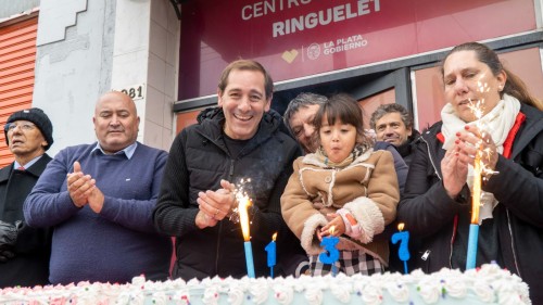 Garro encabezó la celebración de los 137 años de la localidad de Ringuelet