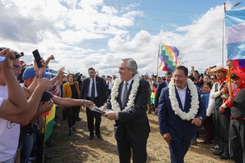 Alberto Fernández inauguró la primera obra de interconexión eléctrica entre Argentina y Bolivia