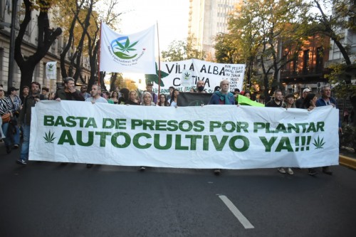 Así se vivió la Marcha Mundial de la Marihuana en La Plata: las mejores imágenes
