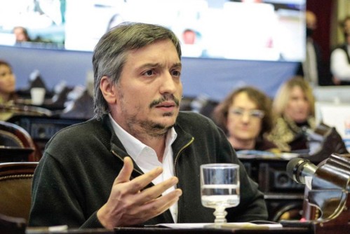 Máximo Kirchner presentó un proyecto para proteger las acciones de Aerolíneas Argentinas