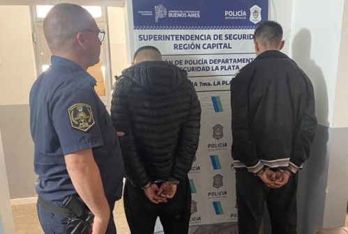 Detuvieron a dos delincuentes que cometieron seis robos en un día en La Plata