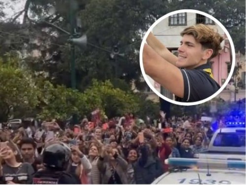 Marcos Ginocchio, el ganador de Gran Hermano, fue recibido con una gran caravana en Salta