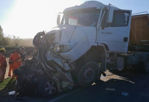Trágico accidente en Ruta 3: una víctima fatal y dos heridos en grave estado