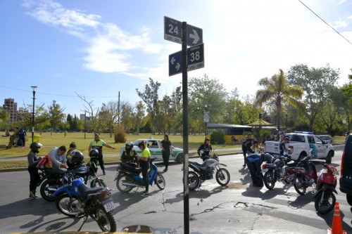 Once motos fueron secuestradas tras un operativo en Parque Alberti