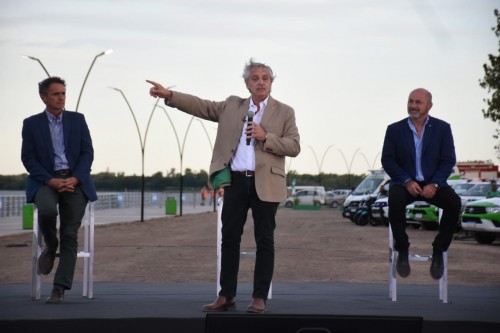Alberto Fernández inauguró un Parque Costero en Punta Lara