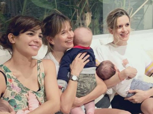 ¡Con sus bebés! El tierno encuentro de Agustina Cherri, Marcela Kloosterboer y Violeta Urtizberea