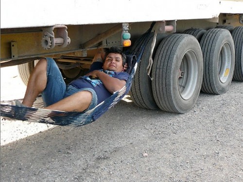Un camionero santiagueño paró para dormir la siesta y le robaron 800 kilos de pollo