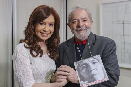 Cristina Kirchner y Lula, juntos en un encuentro virtual