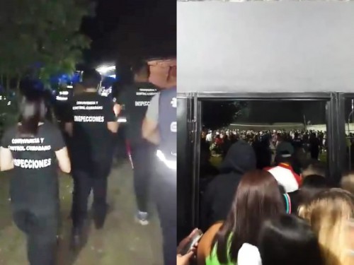 Más de 1000 personas fueron desalojadas de una fiesta electrónica en La Plata