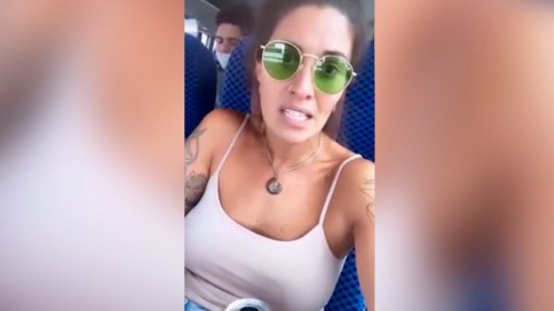 Demoraron a Ivana Nadal en un aeropuerto de México por tener un picador de marihuana