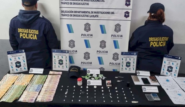 Gracias a una denuncia anónima, cayó un peligroso narco que vendía droga en tres puntos de La Plata