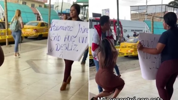 "Fue sólo un desliz": el escándalo de una mujer para pedir perdón por una infidelidad