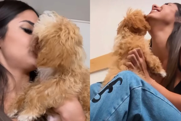 Daniela se reencontró con Caramelo y compartió un emotivo video a puro "chape"