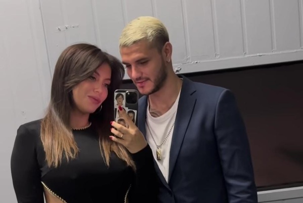 Wanda Nara y Mauro Icardi asistieron al casamiento de Lizy Tagliani y se los vio muy "acaramelados"