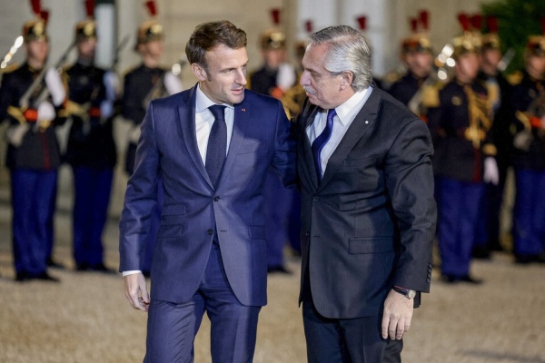 Alberto Fernández se reunió con Emmanuel Macron: "Nos une una mirada en común sobre los problemas que el mundo atraviesa"