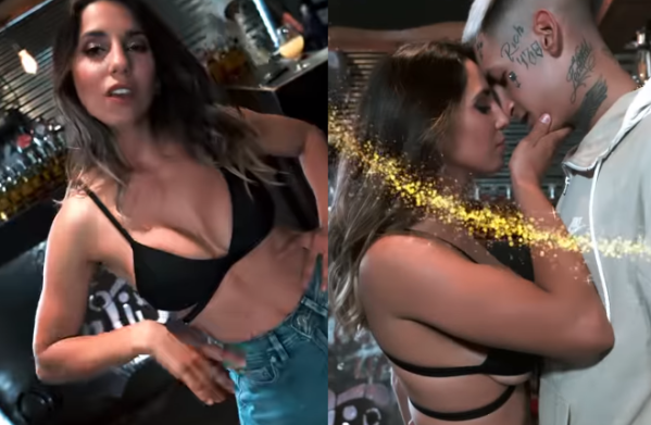 El inesperado final del video "hot" de L-Gante y Cinthia Fernández