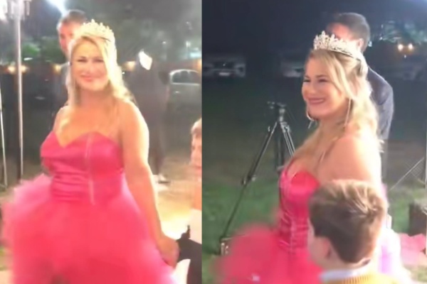 Cumplió 40 años y lo celebró como una fiesta de 15: "Nunca es tarde para cumplir los sueños"