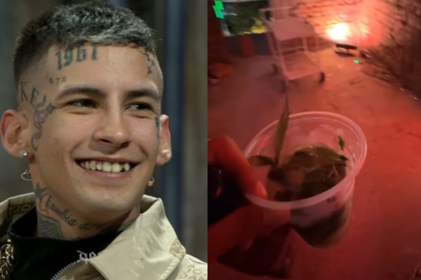 L-Gante festejó sus 23 años con la hinchada de Boca Juniors y en su "mansión sin terminar"