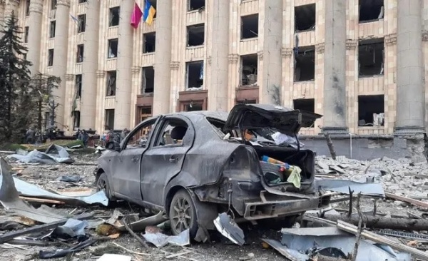 Rusia bombardeó la segunda ciudad más importante de Ucrania