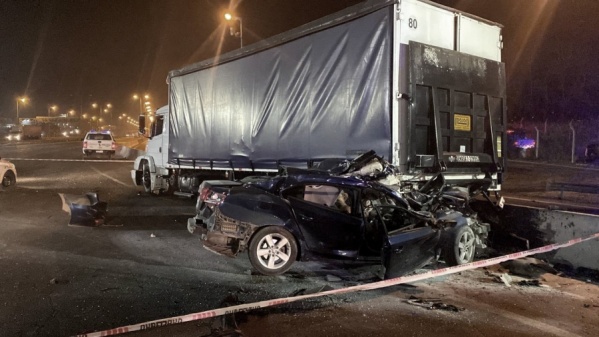 Madrugada fatal en la Panamericana: tres muertos tras una persecuci&oacute;n