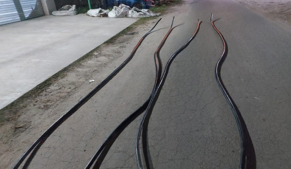 Utilizaban a un menor para robar cables de Etcheverry