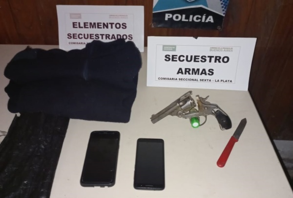 Detuvieron e investigan a dos hombres que llegaron a La Plata armados