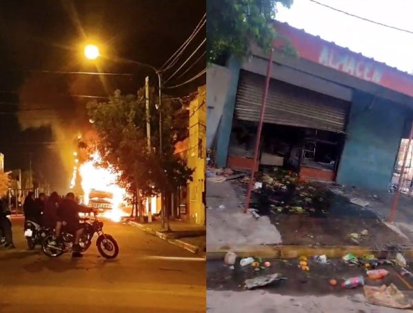 Un sector de Ensenada en llamas por una supuesta "estafa piramidal": saquearon e incendiaron una casa, y hubo disparos