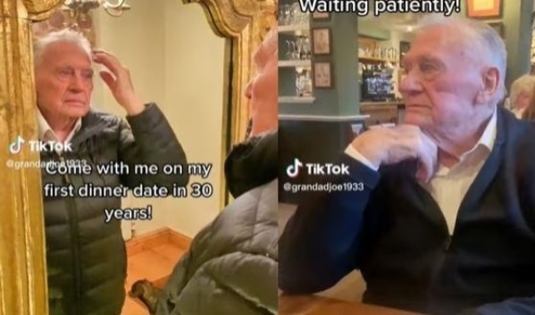 "Te mereces a alguien amable": un abuelito se preparó para un encuentro romántico y ella no apareció