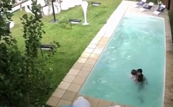 Thiago y Nacho cumplieron su promesa y chaparon en Año Nuevo