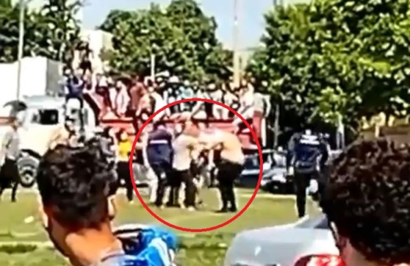 Hinchas del Lobo atacaron en manada a un hombre con la camiseta de Estudiantes