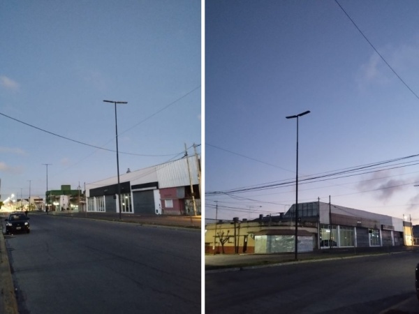 La luminaria en un tramo de la Avenida 44 otra vez no funcionan y genera preocupación en el barrio