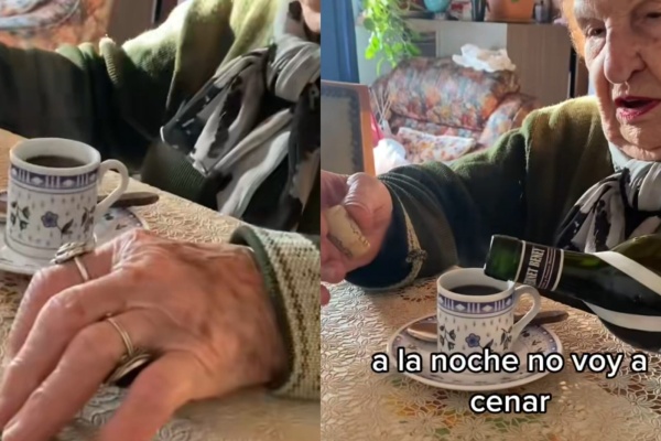 "Menos mal que era una taza chica": el particular "agregado" que le hace una abuela a su café y que es furor