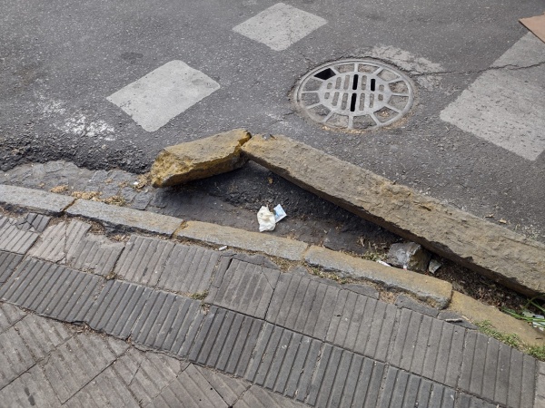 "Nadie lo arregla": Un vecino de La Plata denuncia que no puede cruzar la calle