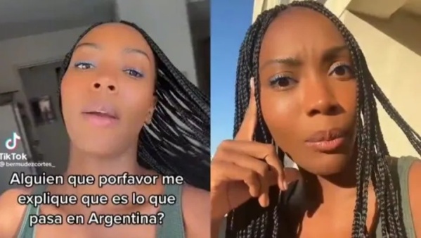 ¿Por qué no se calman?": Una tiktoker extranjera defendió a Argentina y desató polémica
