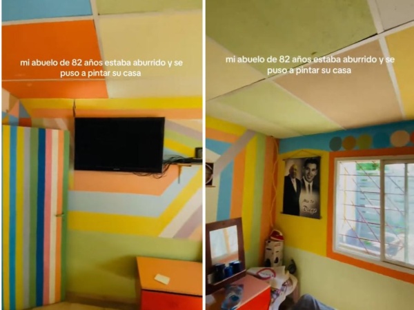 "Estaba aburrido": Un hombre de 82 años renovó toda su casa con un extravagante estilo que fue furor en Tik Tok