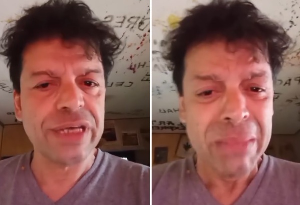 El emotivo mensaje de "La estatua viviente" de La Plata para pedir justicia por su hija: "El payaso est&aacute; triste"