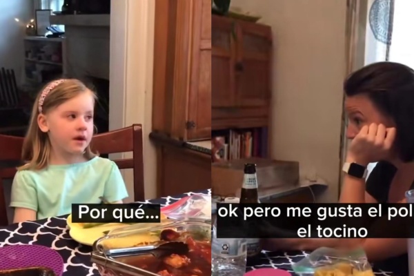 Una niña de cinco años le planteó a sus padres por qué no quiere comer carne y recibió un apoyo multitudinario en las redes