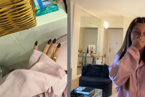 Una influencer fue al baño y se limpió con una toallita húmeda equivocada: "¿No te ardió el alma?"