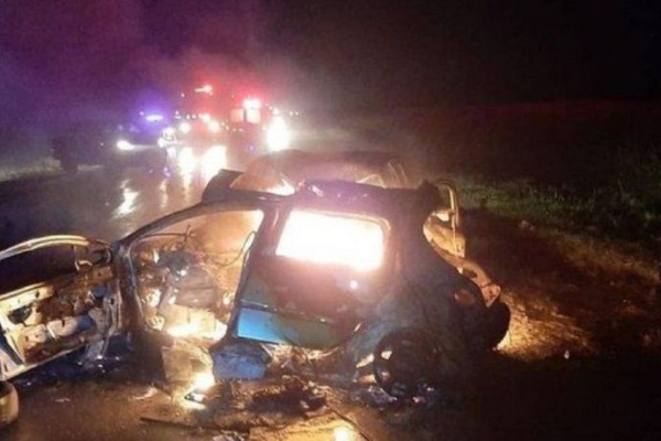 Una familia entera murió en un accidente sobre la Ruta 35
